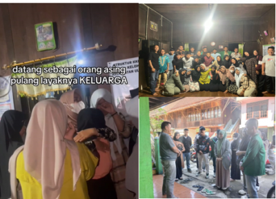 Perpisahan Mahasiswa KKN STAI Baturaja dengan Suasana Mengharukan