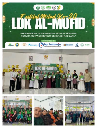 Festival Milad LDK Al Mufid ke-20 Digelar Meriah di STAI Baturaja