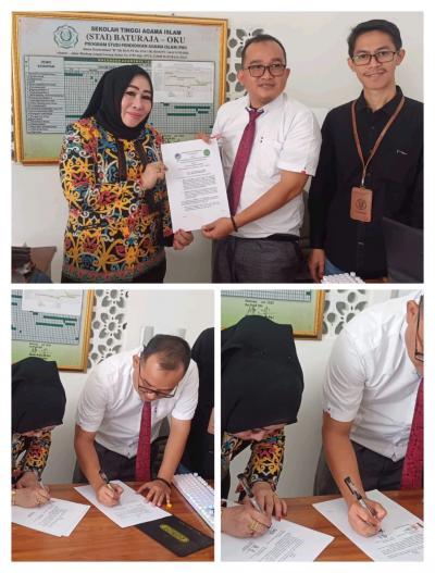 STAI Baturaja Gandeng SMK Harapan Bangsa OKU Timur, Tandatangani MoA di Kampus B